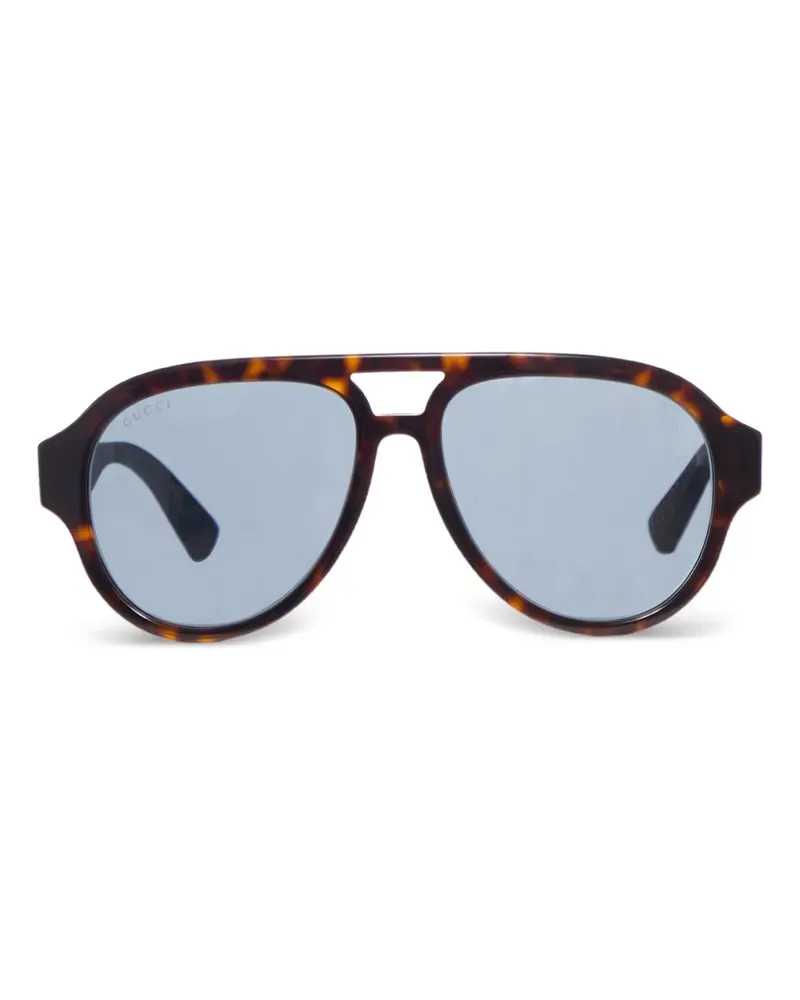 Gucci Pilotenbrille - Braun Braun