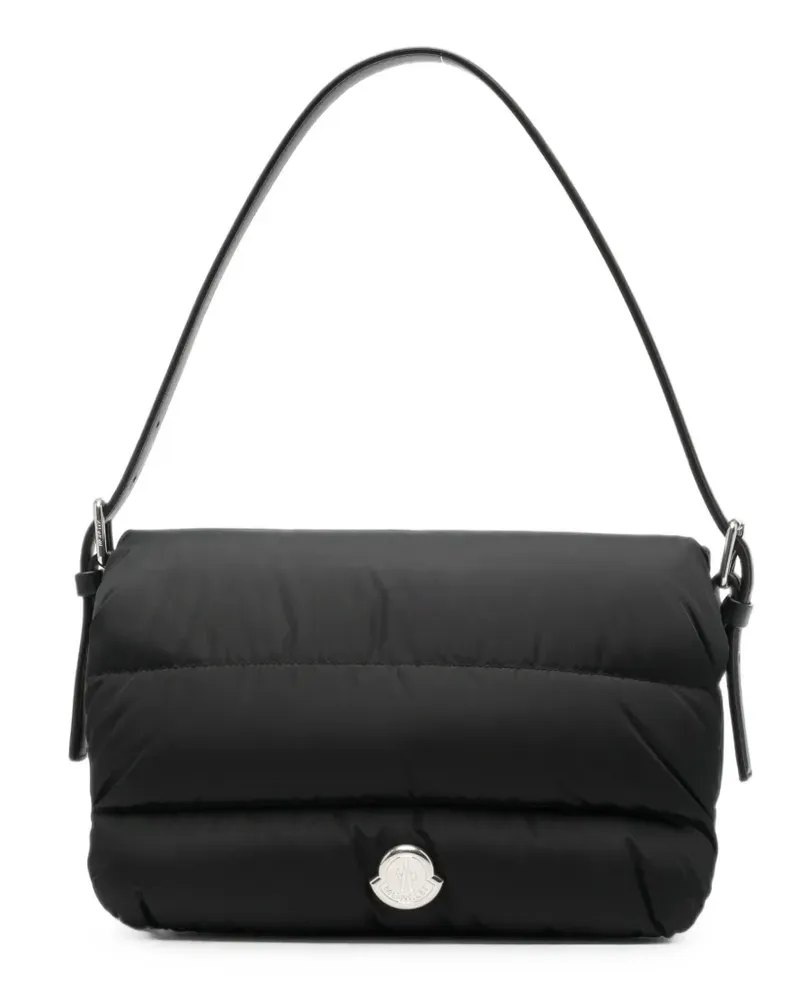 Moncler Caradoc quilted leather-trim shoulder bag - Schwarz Schwarz