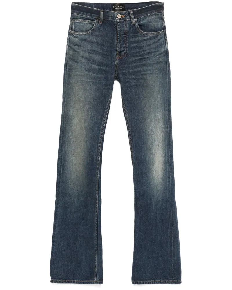 Balenciaga Jeans mit geradem Bein - Blau Blau