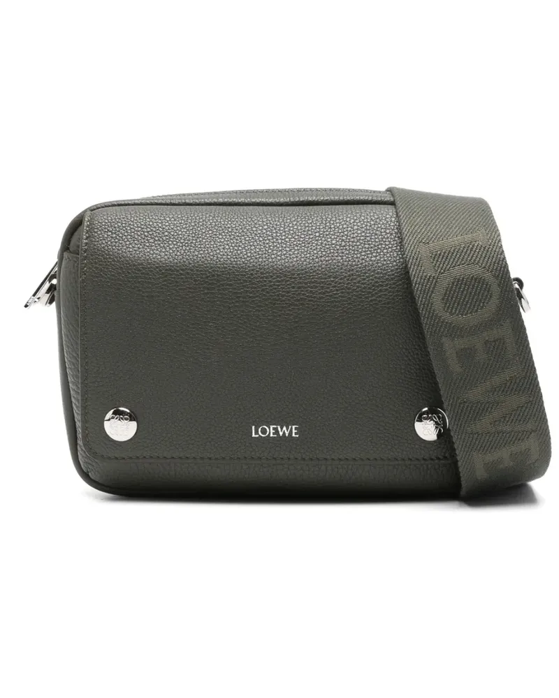 Loewe Kuriertasche mit Logo - Grün Grün