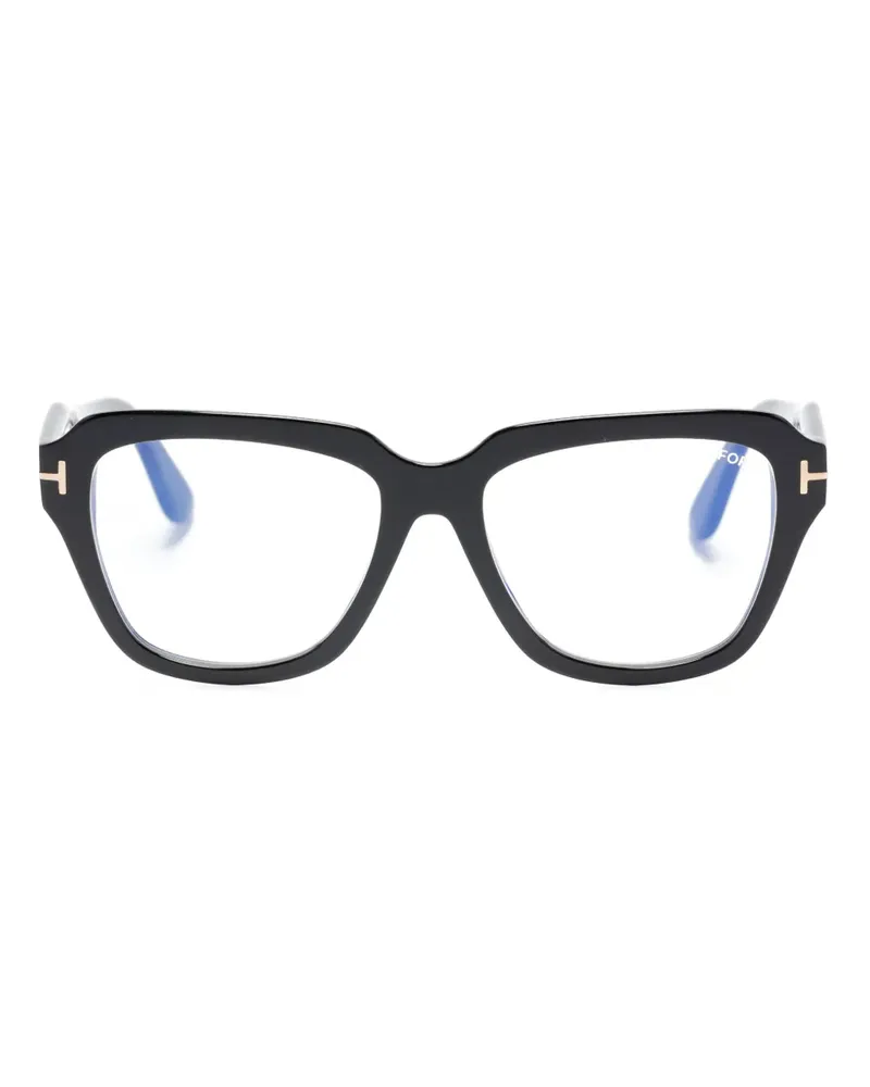 Tom Ford Brille im Cat-Eye-Design - Schwarz Schwarz