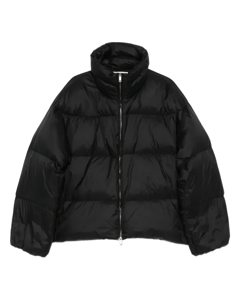 Studio Nicholson Gefütterte Jacke mit Reißverschluss - Schwarz Schwarz