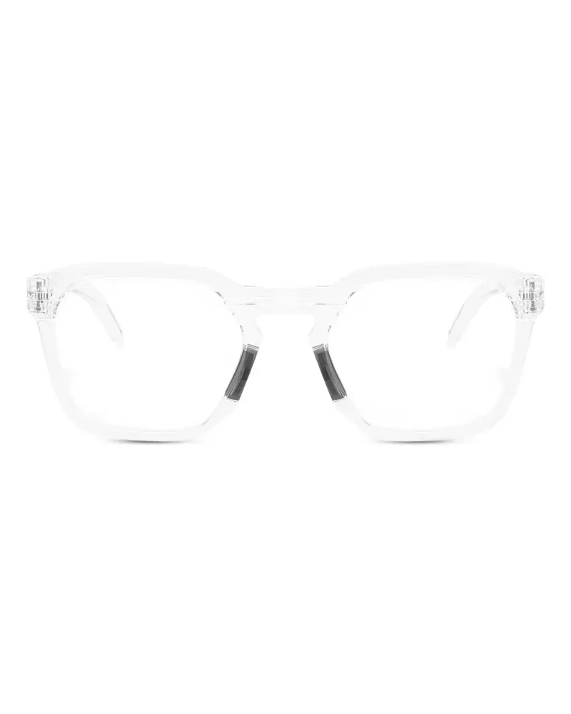 Oakley HSTN SQ geometric-frame glasses - Weiß Weiß