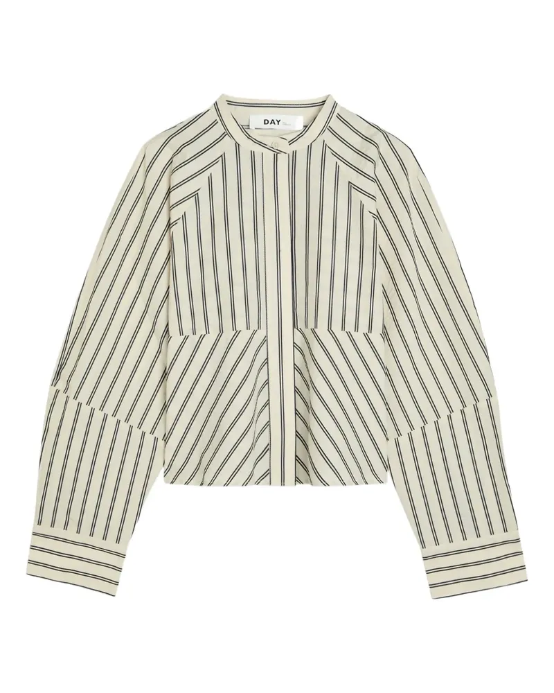 Day Birger et Mikkelsen Springer striped cropped shirt - Nude Nude
