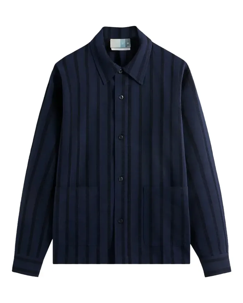KITH Gestreiftes Hemd aus Popeline - Blau Blau