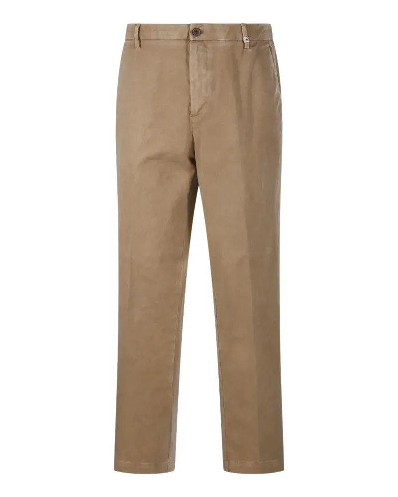 MYTHS straight-leg chino trousers - Nude Nude