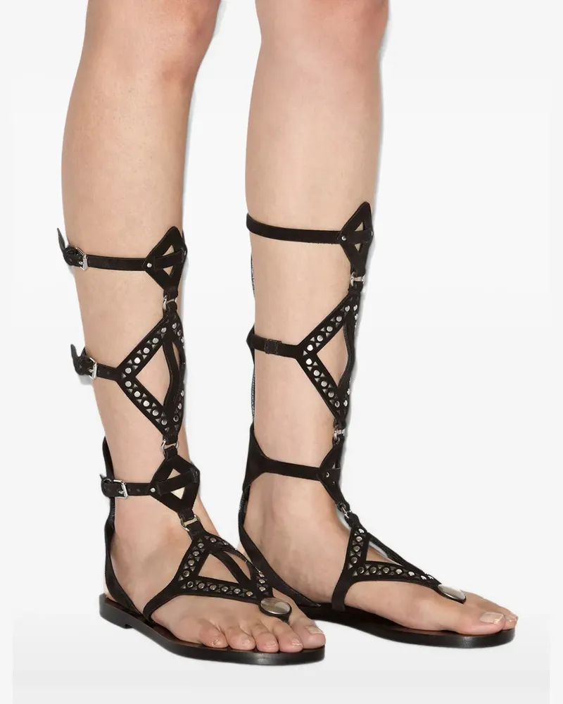 Isabel Marant Boham Sandalen - Schwarz Schwarz