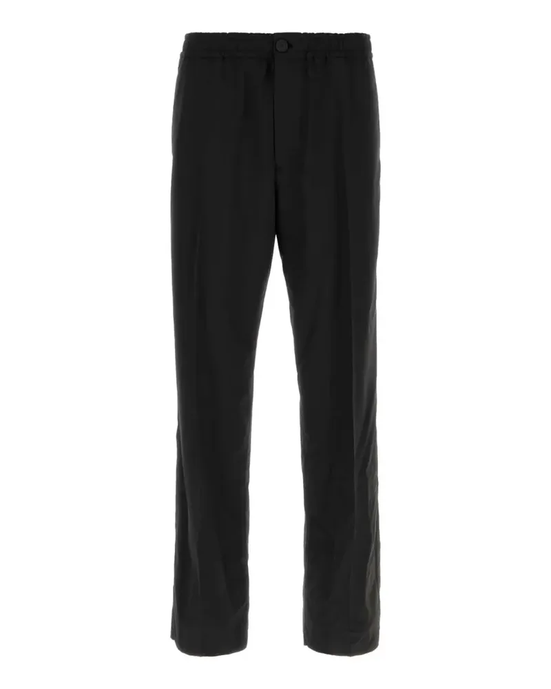 Ferragamo elasticated-waistband trousers - Schwarz Schwarz