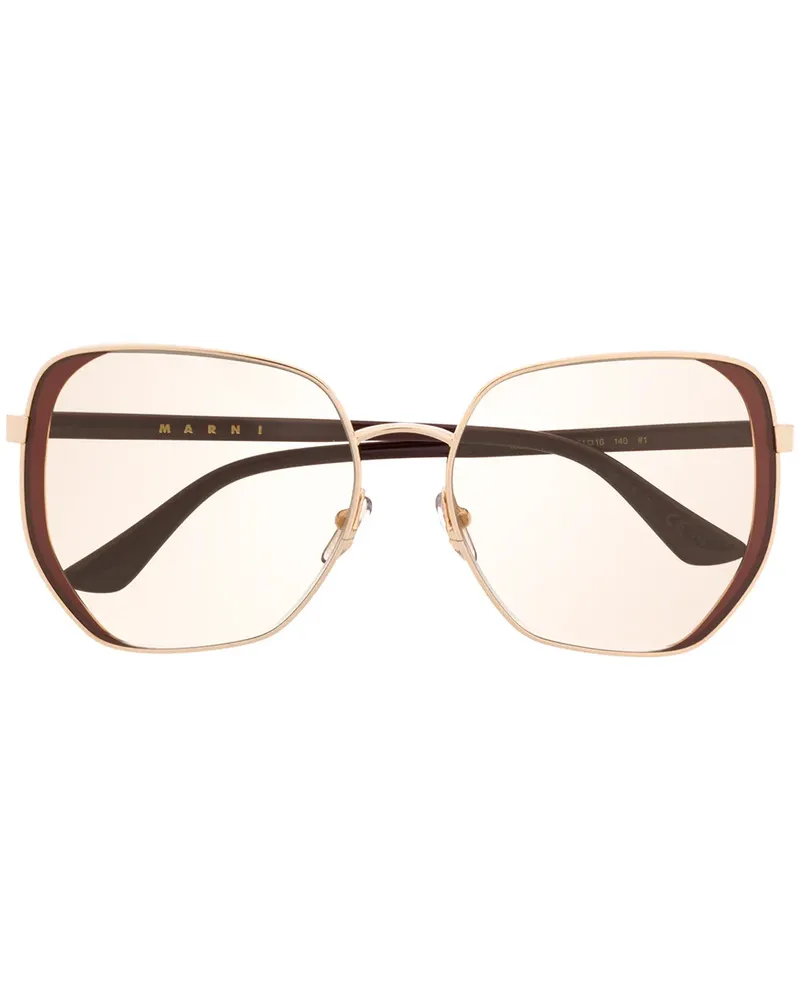 Marni Oversized-Sonnenbrille - Braun Braun
