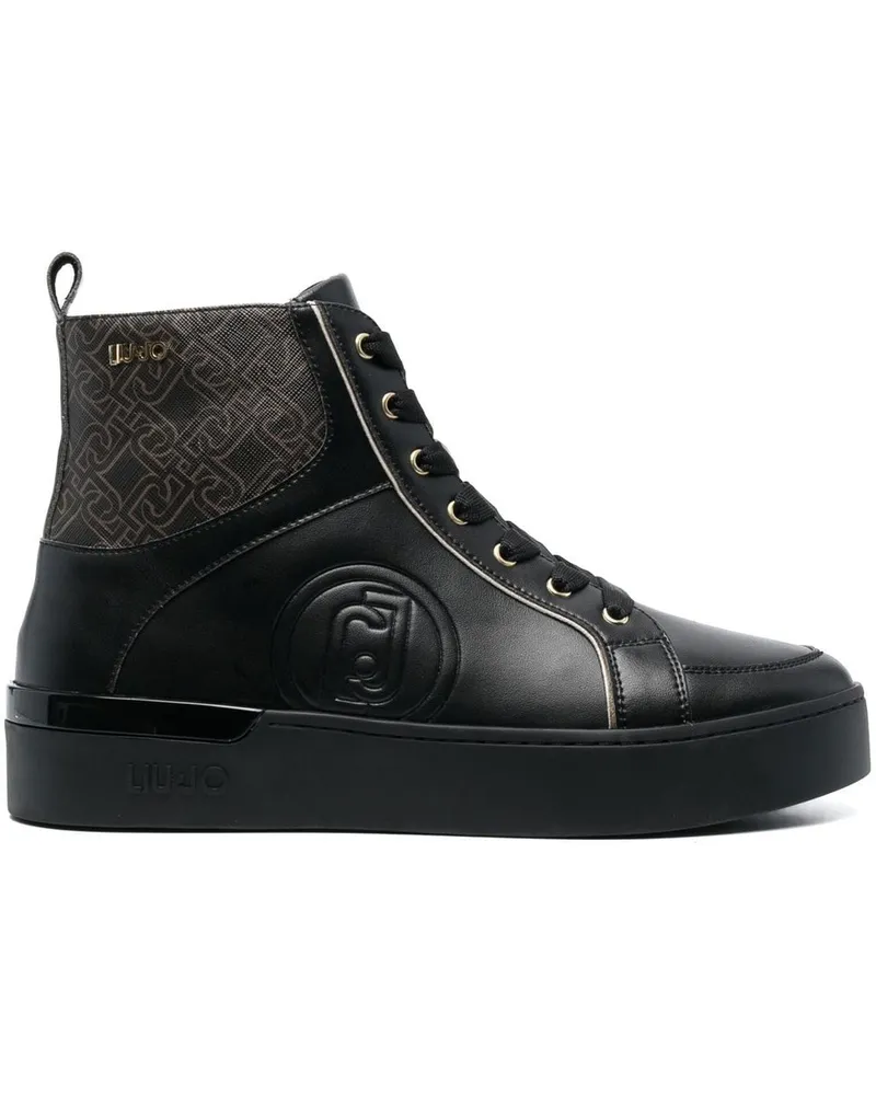 Liu Jo Silvia 69 High-Top-Sneakers Schwarz