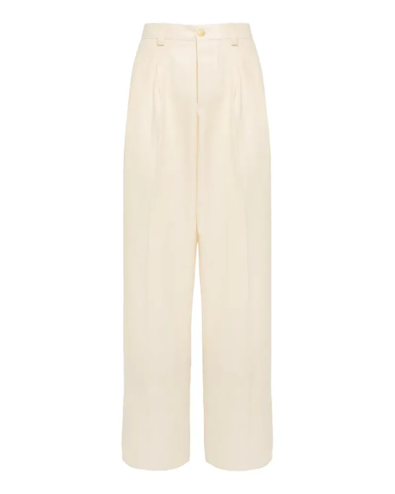 Laneus Geknöpfte Hose - Nude Nude