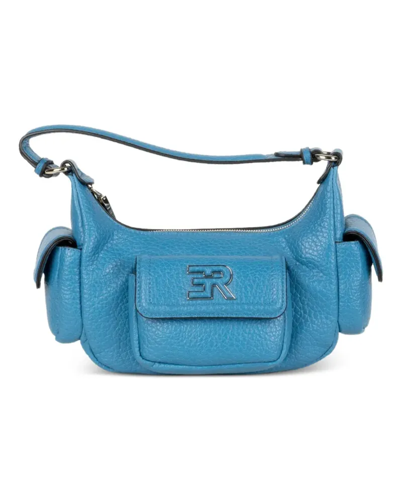 Ermanno Scervino Schultertasche mit Fächern - Blau Blau