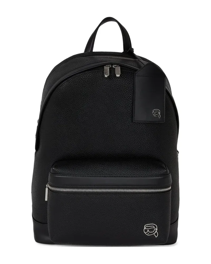 Karl Lagerfeld Ikon Rucksack - Schwarz Schwarz