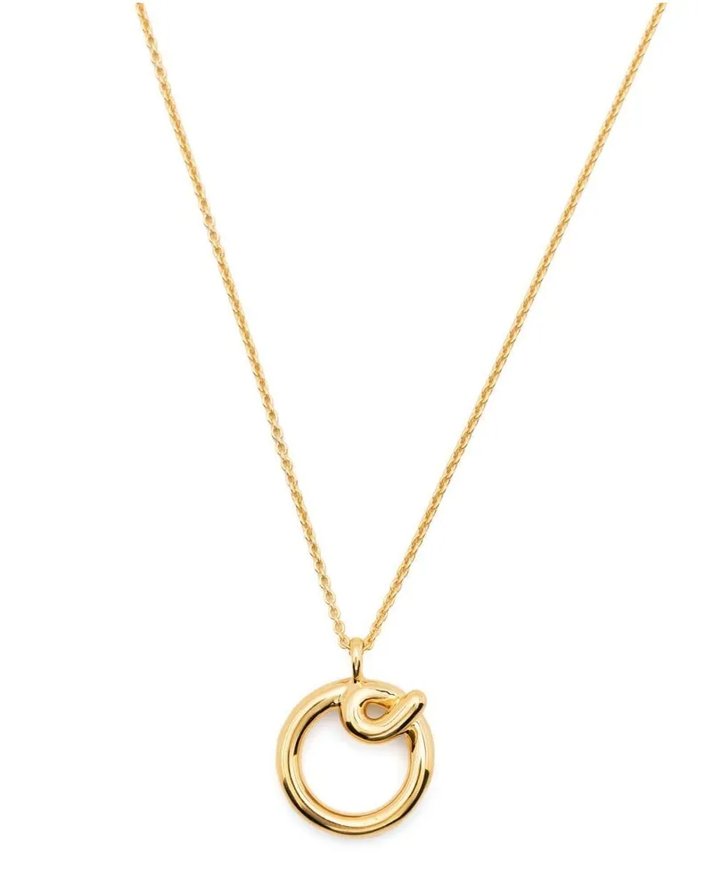 Missoma Curly Molten Halskette - Gold Gold