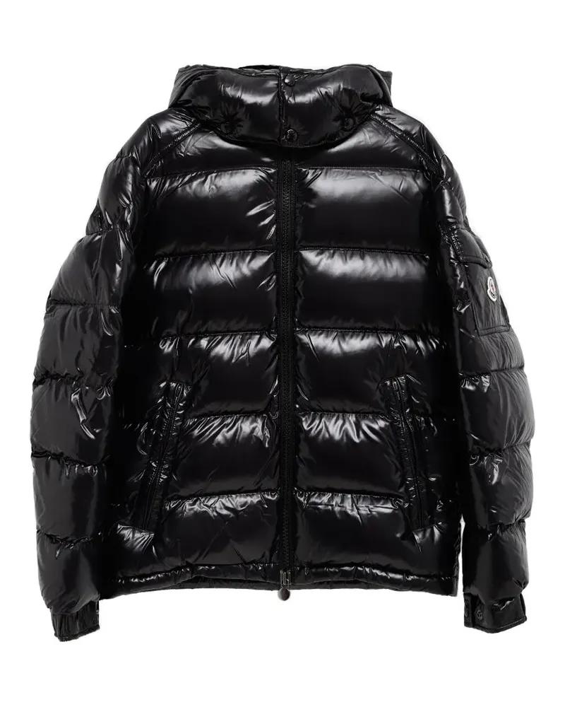 Moncler quilted hooded jacket - Schwarz Schwarz