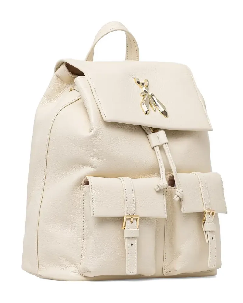 Patrizia Pepe Fly buckle-fastening backpack - Nude Nude