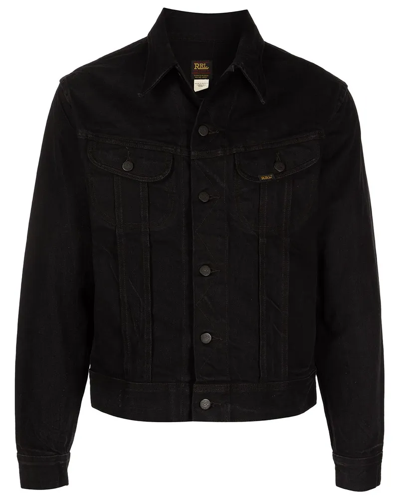 Ralph Lauren Klassische Jeansjacke - Schwarz Schwarz