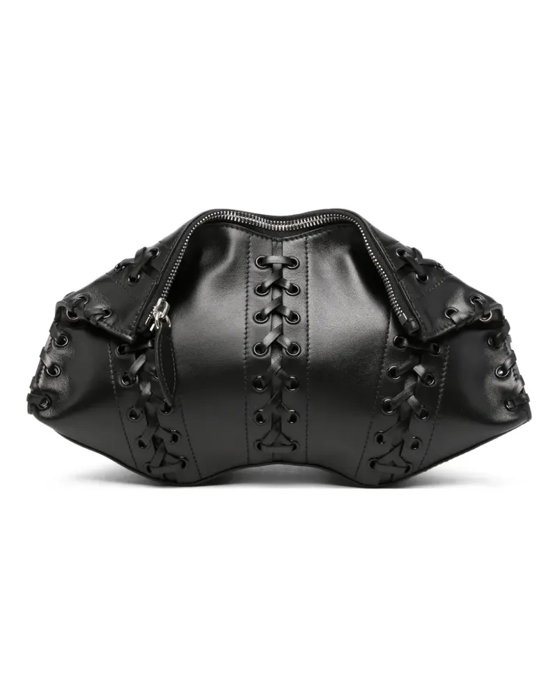 Alexander McQueen Manta clutch bag - Schwarz Schwarz