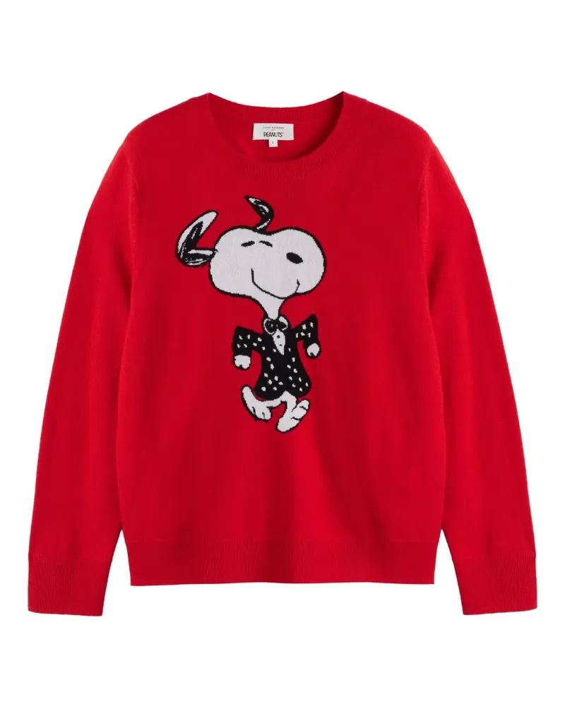 Chinti & Parker Dancing Snoopy sweater - Rot Rot