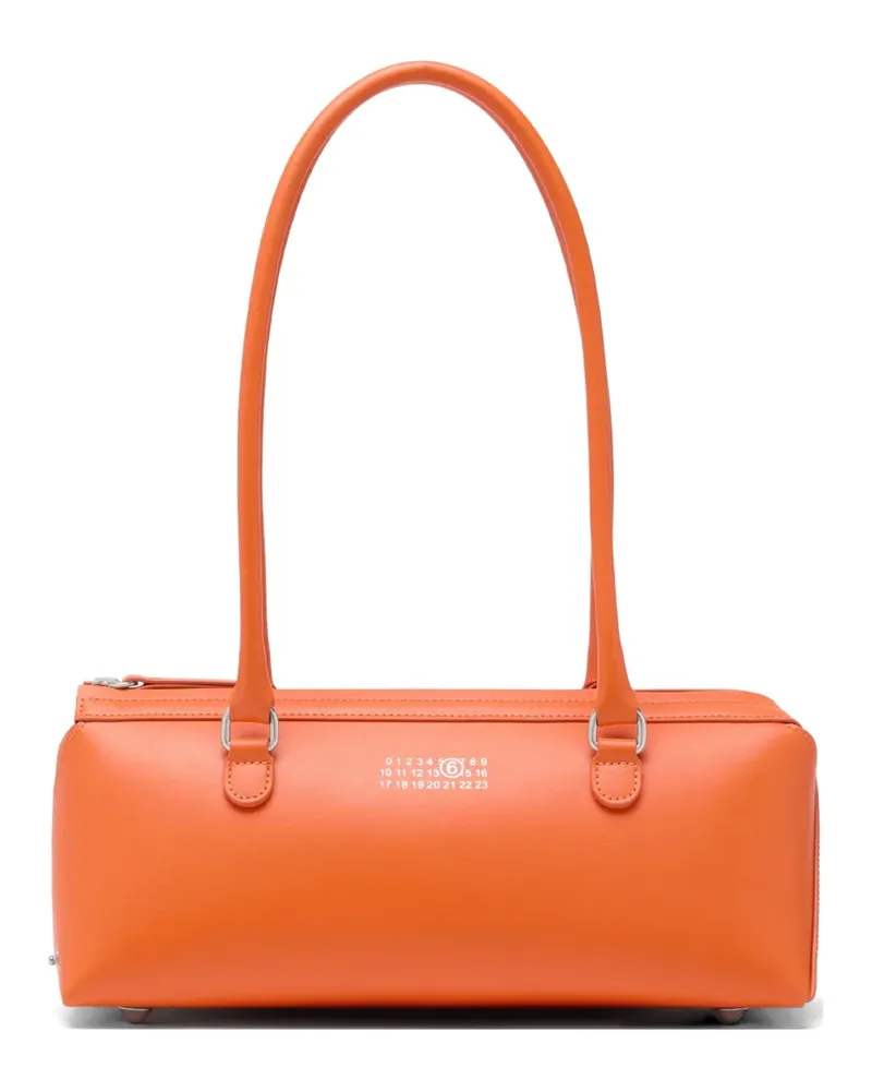 Maison Margiela Schultertasche aus Leder - Orange Orange