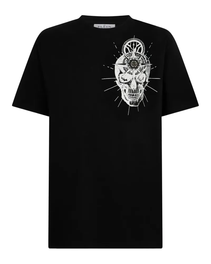 Philipp Plein round-neck skull T-shirt - Schwarz Schwarz