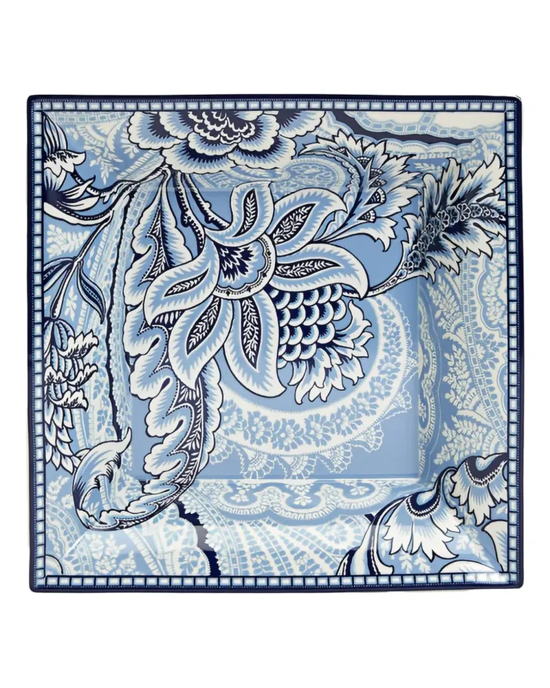 Etro Quadrstische Bloom Schmuckablage - Blau Blau