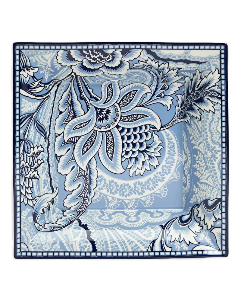 Etro Quadrstische Bloom Schmuckablage - Blau Blau