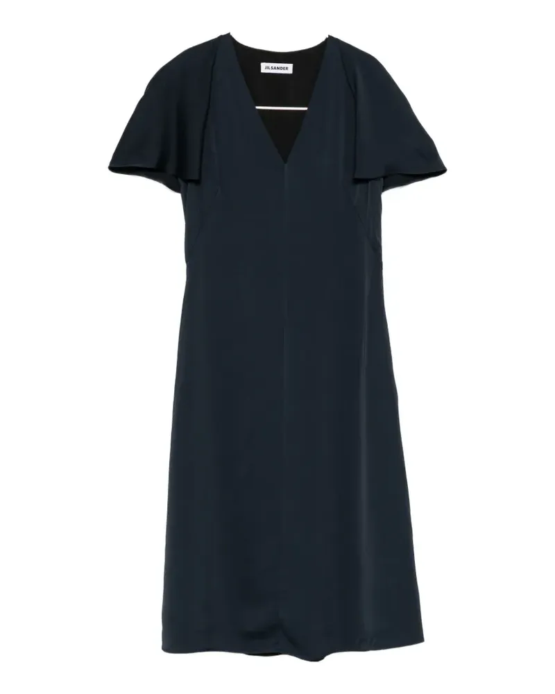 Jil Sander Sablé Envers dress - Blau Blau