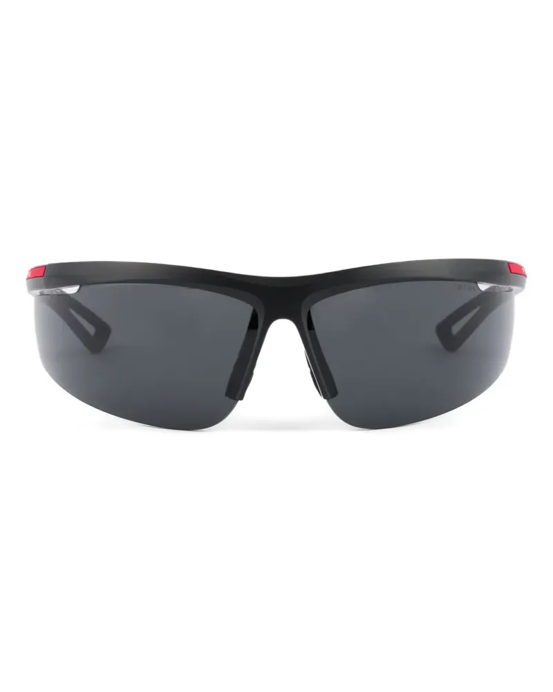 Prada Sonnenbrille mit Nylongestell - Schwarz Schwarz