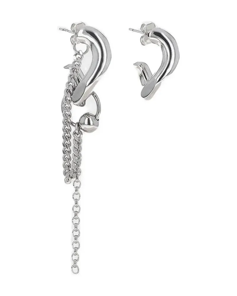 Justine Clenquet Neil Ohrringe im Mismatched-Look - Silber Silber