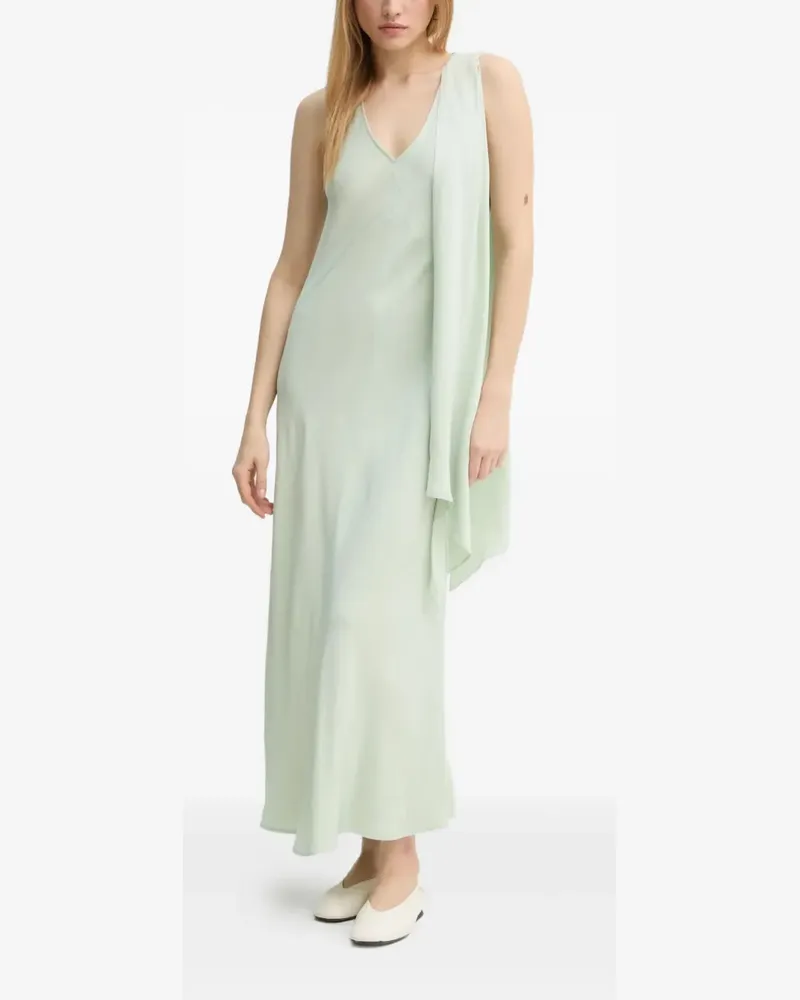 Day Birger et Mikkelsen Maxikleid mit V-Ausschnitt - Grün Grün