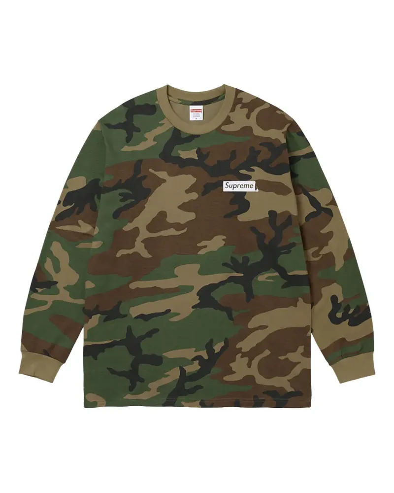 Supreme Being Langarmshirt mit Camouflage-Print - Grün Grün