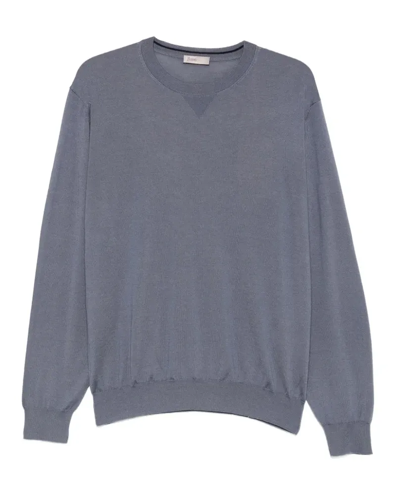 Herno Pullover mit rundem Ausschnitt - Blau Blau