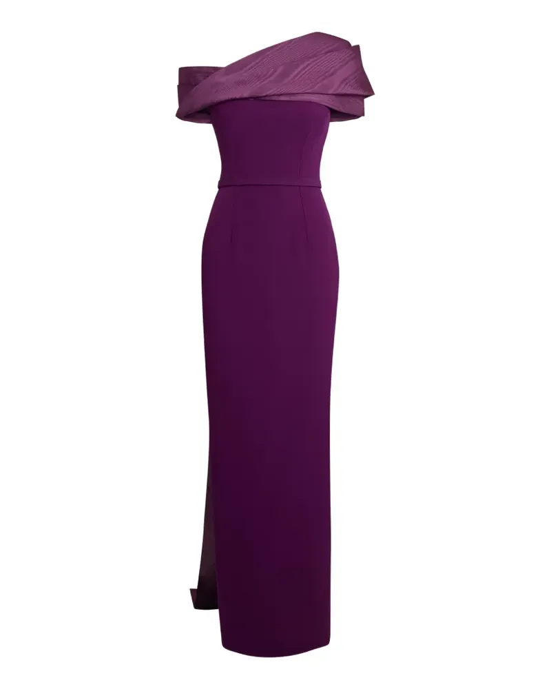 Safiyaa Phira asymmetric maxi dress - Violett Violett