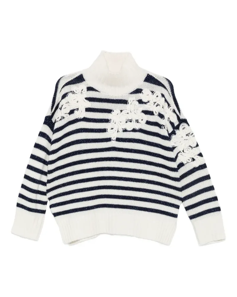 Ermanno Scervino Pullover mit Applikationen - Nude Nude