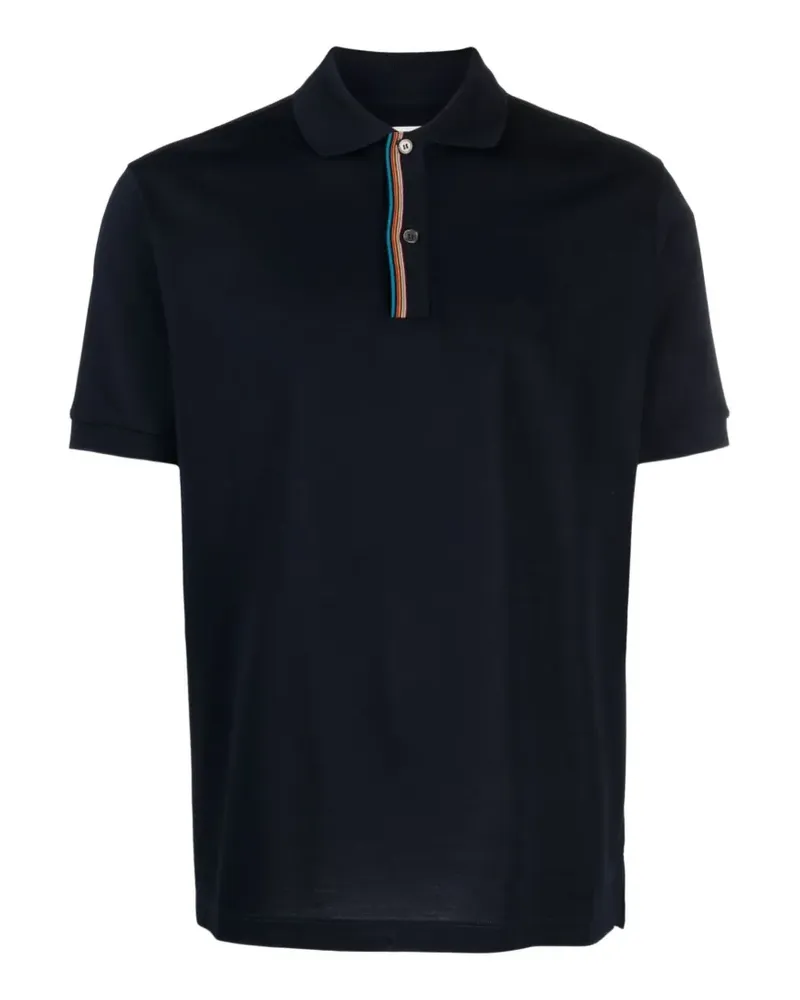 Paul Smith button polo shirt - Blau Blau