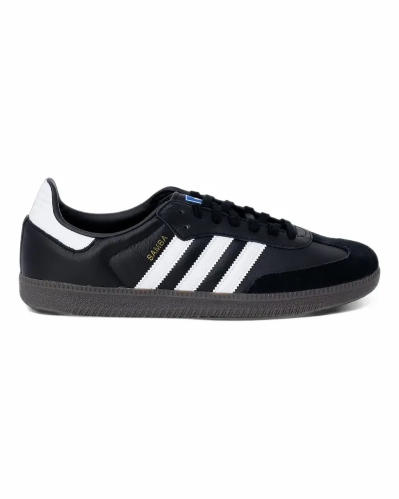 adidas Samba Sneakers mit Schnürung - Schwarz Schwarz