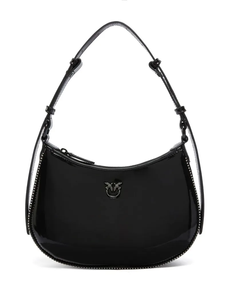 Pinko Mini Love Schultertasche - Schwarz Schwarz