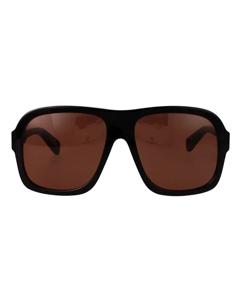 Chloé oversized-frame sunglasses - Schwarz Schwarz