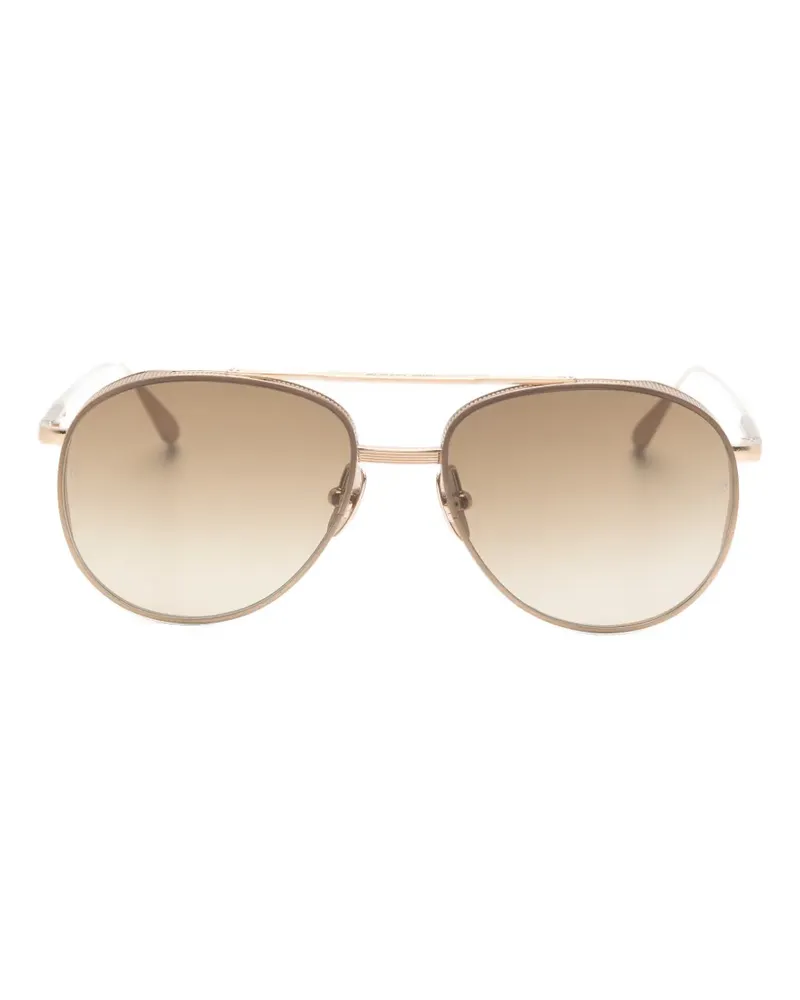 Linda Farrow Meret sunglasses - Gold Gold
