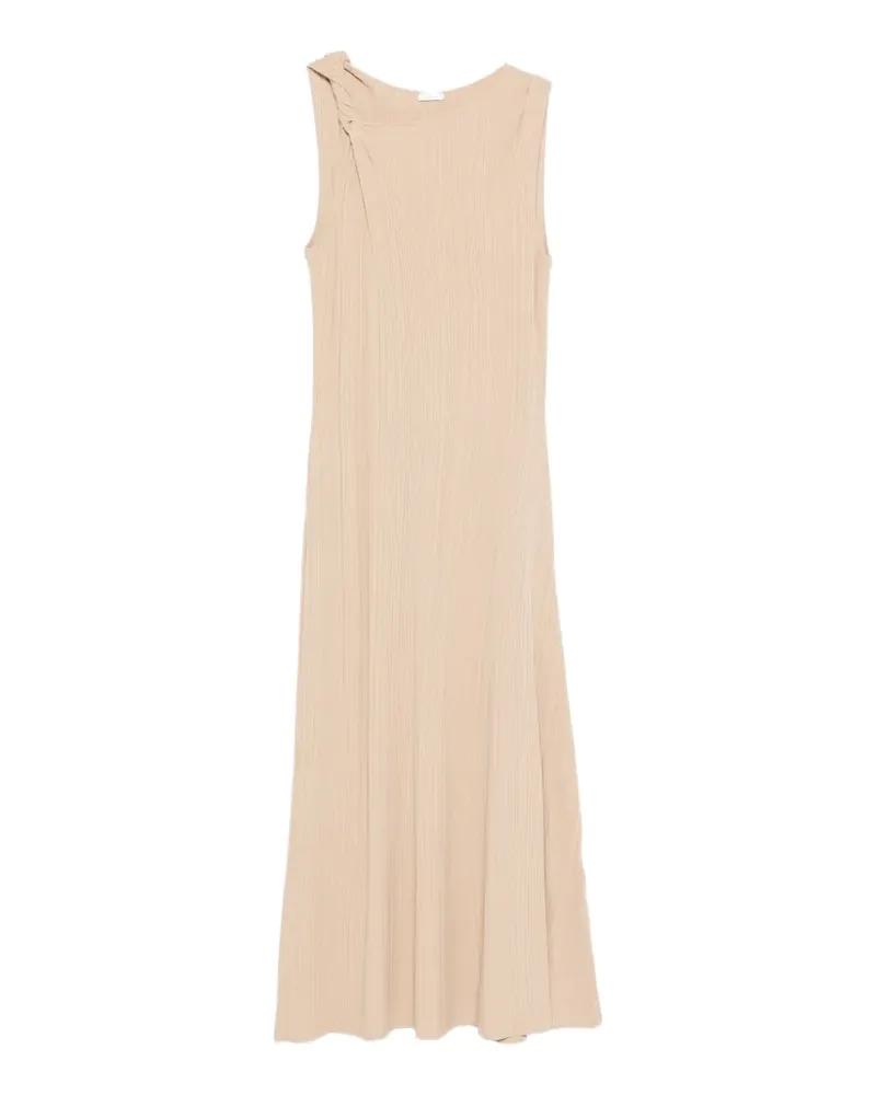 Joseph Arty plissé knit midi dress - Nude Nude