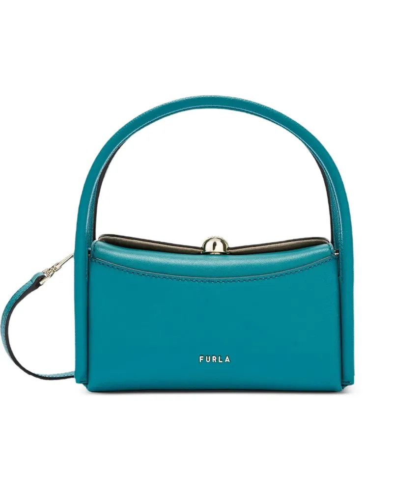 Furla Große Boston Tote Bag - Blau Blau