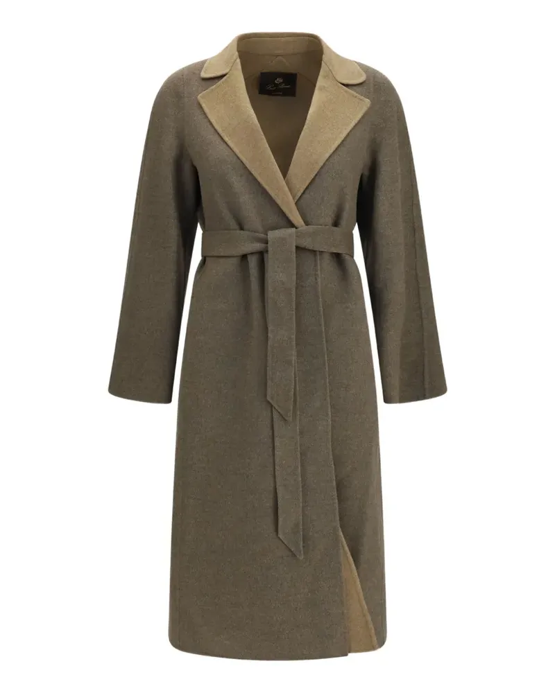 Loro Piana Francesca belted cashmere coat - Braun Braun