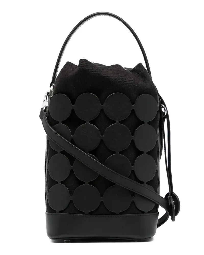 Pierre Hardy Beuteltasche mit Cut-Outs - Schwarz Schwarz