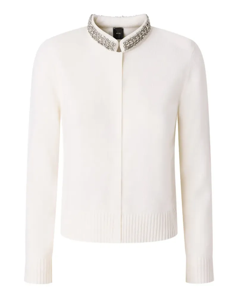Pinko Cardigan mit Kristallverzierung - Nude Nude