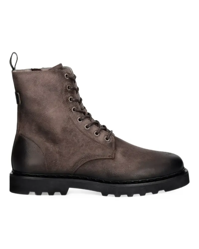 AllSaints Skiff Schnürstiefel - Braun Braun