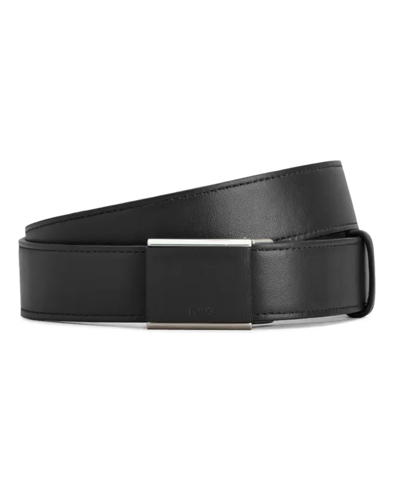 TOD'S Klassischer Gürtel - Schwarz Schwarz
