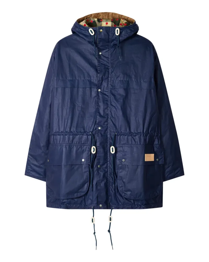 Paul Smith x Barbour Durham hooded jacket - Blau Blau