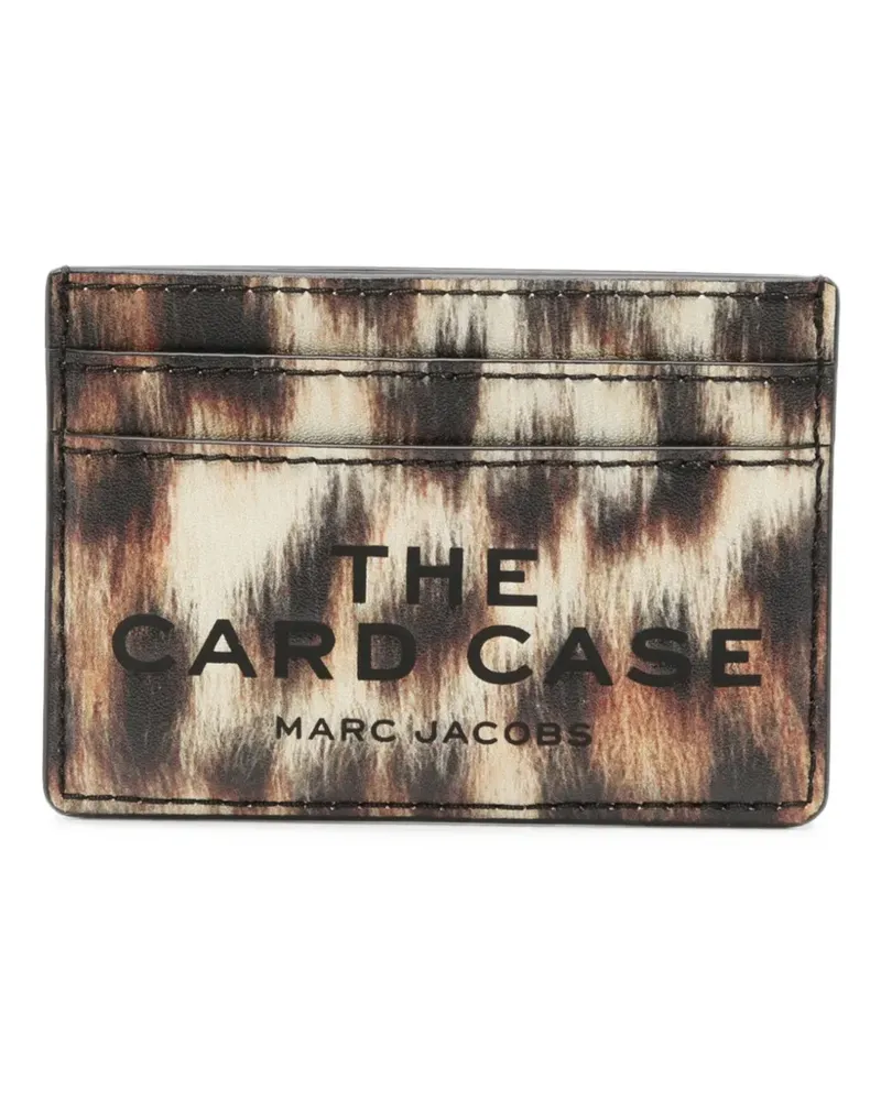 Marc Jacobs Kartenetui mit Animal-Muster - Nude Nude