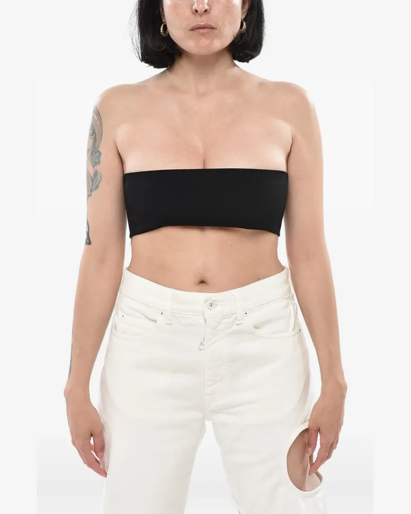 Max Mara x Sportmax Fretty Bandeau-Top - Schwarz Schwarz